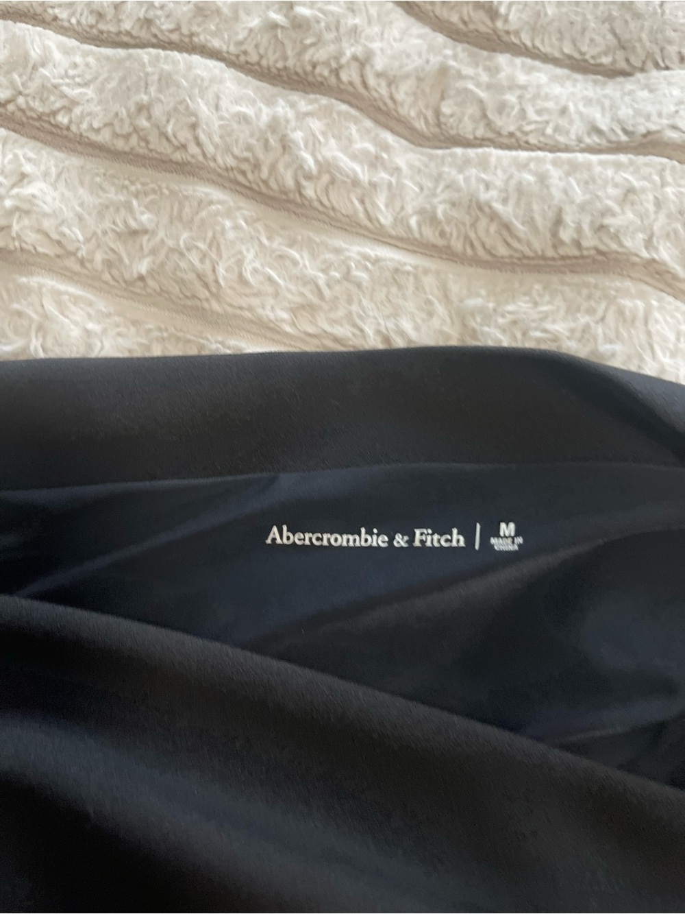 Abercrombie & Fitch asymmetrical black top - Picture 3 of 6